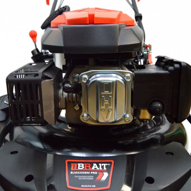 Газонокосилка бензиновая Brait BLM3350SM PRO, ширина скашивания 50,1 см, самоходная06.03.016.102 в Кинешме