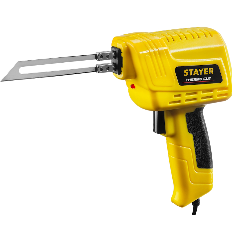 Набор для терморезки пенопласта и пластика Stayer Thermo cut 45255-H2, 150 Вт, в наборе: 2 ножа, быстрый рез пенопласта + пластика