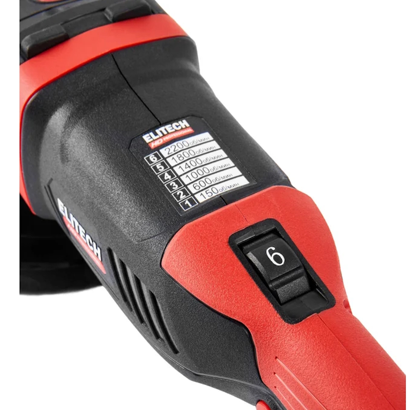 Полировальная машина аккумуляторная Elitech HD CPM 2015SL (E2213.043.01) 205769, 20В, 4Ач, 500-2200 об/мин в Коврове