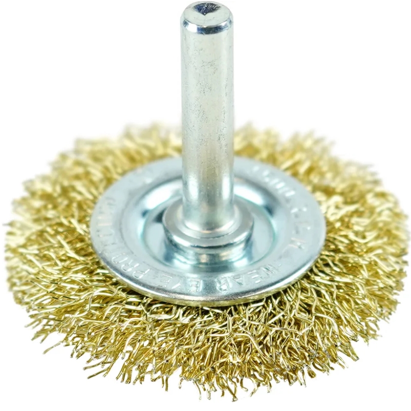 Кордщётка дисковая Berger BG1729 латунированная сталь 03 мм диаметр 50 мм хвостовик 6 мм 176₽