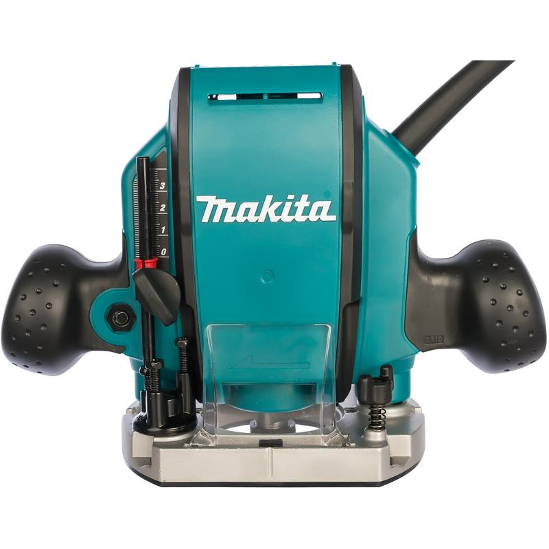 Профессиональный фрезер Makita RP 0900 (сетевой, универсальный тип, с монтажным ключом, коробка)