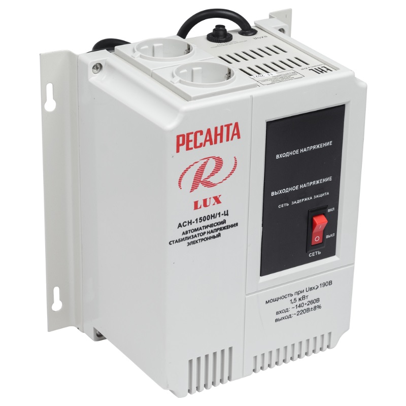 Стабилизатор плавающего напряжения Ресанта АСН-1500Н/1-Ц LUX 63/6/20 (однофазный, мощность 1500W) в Иваново