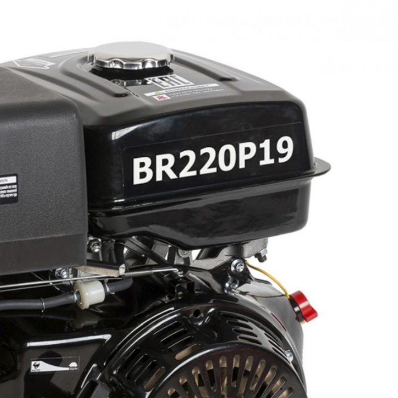 Двигатель бензиновый Brait BR220P19 03.01.008.002, 7 л.с., диаметр 19 ...