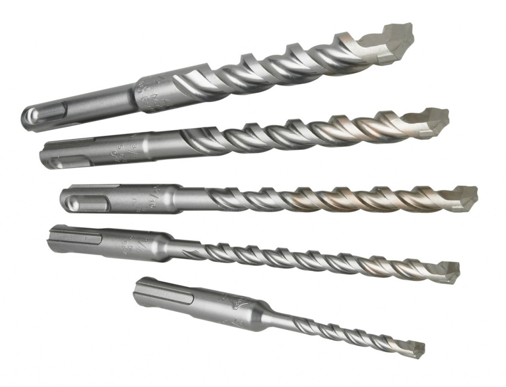 Комплект буров для сверления перфоратором