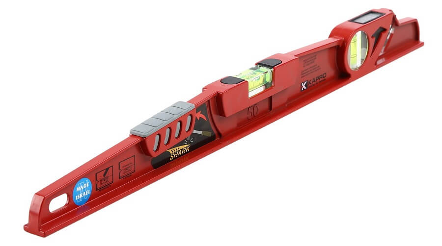 Уровень литой ударный пузырьковый Kapro PLUMBSITE SHARK 920-10-50