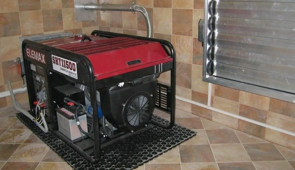 установка генератора в доме