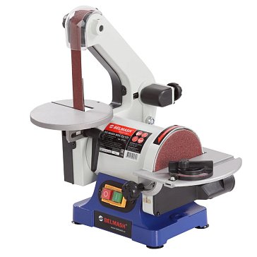 Изображение товара Станок шлифовальный ленточно-дисковый Belmash BDG 25/125 S212A