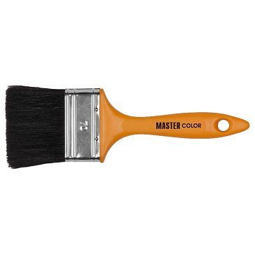 Изображение товара Кисть флейцевая Master Color 30-0164, толщина 16 мм, ширина 70 мм, натуральная щетина, пластиковая ручка