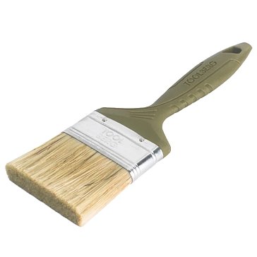 Изображение товара Плоская кисть Toolberg Микс-Стандарт 63 мм с пластиковой рукояткой