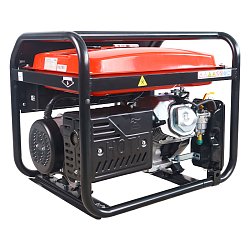 Однофазный электро бензо генератор Fubag BS 7500 (7 кВт, ручной запуск, 3 розетки)