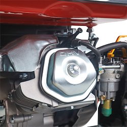 Однофазный электро бензо генератор Fubag BS 7500 (7 кВт, ручной запуск, 3 розетки)