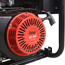 Однофазный электро бензо генератор Fubag BS 7500 (7 кВт, ручной запуск, 3 розетки)