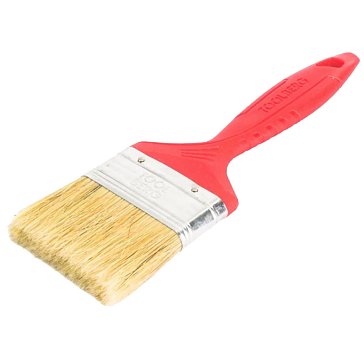 Изображение товара Кисть плоская Toolberg Классик-Стандарт 0111124, натуральная щетина, пластиковая рукоятка, 63 мм