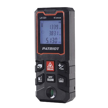 Изображение товара Дальномер лазерный Patriot LM 301 120201030, макс. дистанция 40 метров