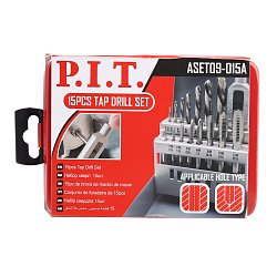 Набор сверл P.I.T. ASET09-015A, 15 предметов