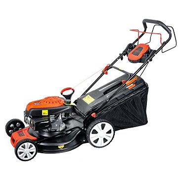 Изображение товара Бензиновая газонокосилка P.I.T. PLM51-C2 3.5 л.с. с травосборником и регулируемой высотой