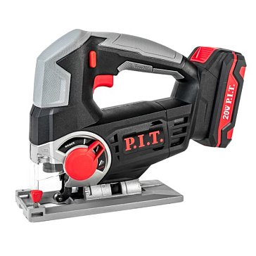 Изображение товара Аккумуляторный лобзик P.I.T. PST20H-80A/2 с маятниковым ходом и подсветкой 20В 80мм
