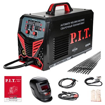 Изображение товара Сварочный полуавтомат P.I.T. PMIG220-С2, 7.5 кВт, 220А, ПВ-60, MMA 1.6-5.0мм, MIG 0.8-1.0мм