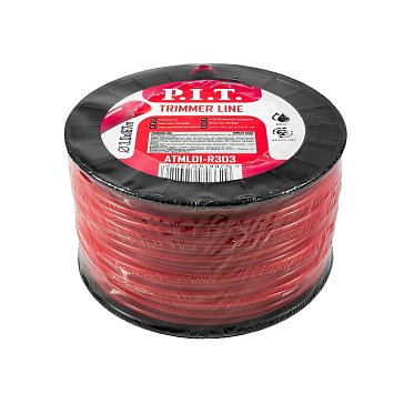 Изображение товара Леска для триммера P I T ATML01-R303 3 мм 167 м круглая красная