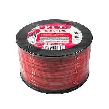 Изображение товара Леска для триммера P I T ATML01 S243 квадрат 2 4 мм 233 м