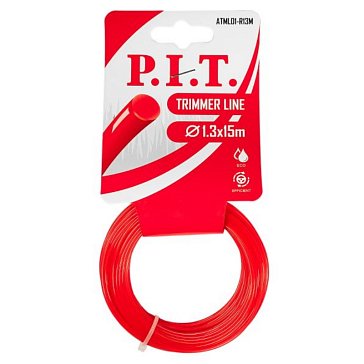 Изображение товара Леска для триммера P.I.T. ATML01-R13M круг 15 м 1,3 мм в картоне
