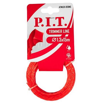 Изображение товара Леска для триммера P.I.T. ATML01-D13MS квадрат крученый 15 м