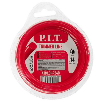 Изображение товара Леска для триммера P.I.T. ATML01-R24D круг 15 м 2,4 мм