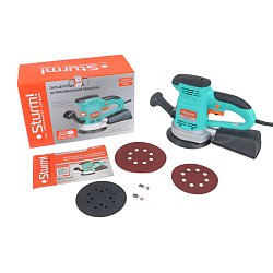 Эксцентриковая шлифовальная машина Sturm OS8120R (мощность 450 Вт, вес 2,65 кг, напряжение 220В)