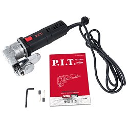 Ножницы по металлу P.I.T. PDJ250-C, электрические 500Вт, 2600ход/мин, толщина реза стали 1,6-2,5мм