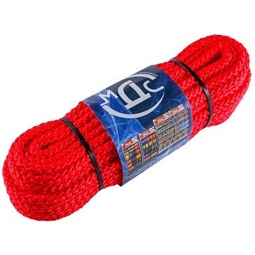 Изображение товара Шнур полипропиленовый МДС 00-00000485, плетёный 8 мм 8-и прядный 20 м