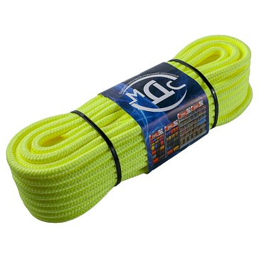 Изображение товара Шнур полипропиленовый МДС 00-00001075, плетёный неоновый 8 мм 16-ти прядный 20 м