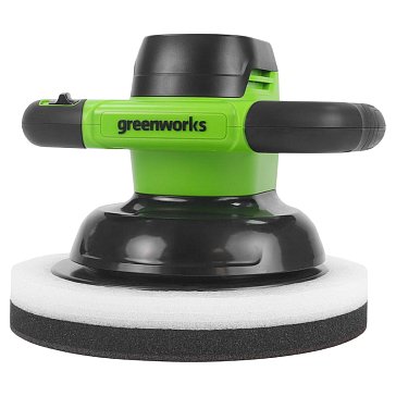 Изображение товара Полировальная машина Greenworks G24BU10 - аккумуляторная, 24В