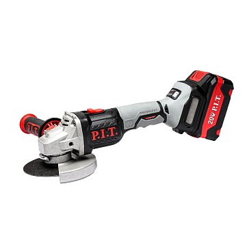 Изображение товара Шлифмашина угловая аккумуляторная P.I.T. PWS20H-125D/1 (20 В, 4 Ач, 125 мм)