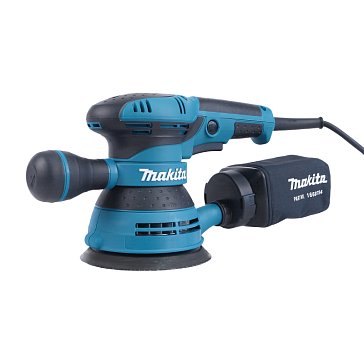 Изображение товара Эксцентриковая шлифмашина Makita BO5041 (диаметр круга 125 мм, вес 1,4 кг, работа с пылесосом)