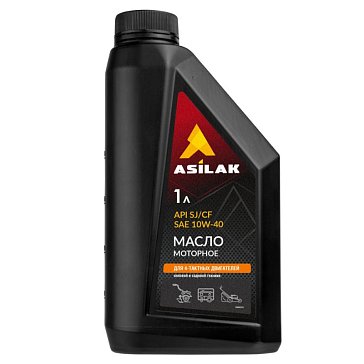 Изображение товара Масло моторное Asilak ASX5010-6 полусинтетическое для 4-тактных двигателей 1л