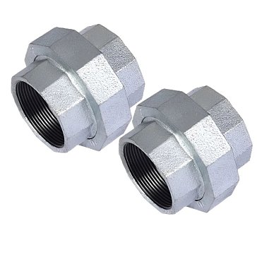 Изображение товара Американка под конус AV Engineering AVEC550000012, 1/2" вн.-нар., чугун оцинк., 2 шт., инд. упак.