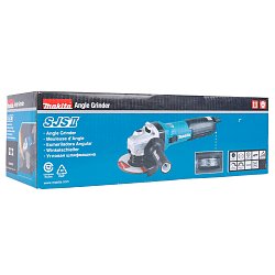 Шлифмашина угловая Makita GA5091X01 (1900 Вт, плавный пуск, регулировка и стабилизация оборотов)