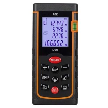 Изображение товара Лазерный дальномер Rgk D60 60 м для измерений, российского производства