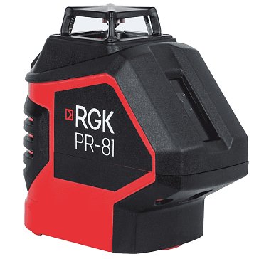 Изображение товара Лазерный уровень Rgk PR-81 4610011873270, 360°, красный луч, 80м с приемником