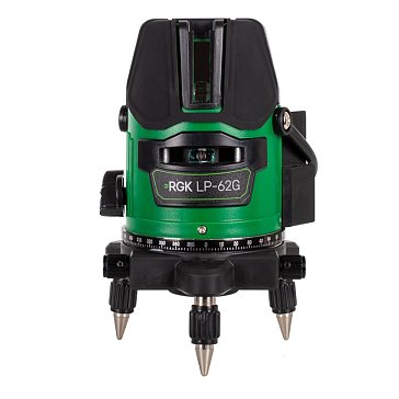 Изображение товара Лазерный нивелир Rgk LP-62G 775281, 110°, зелёный луч, 30м