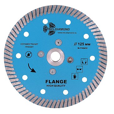 Изображение товара Диск алмазный отрезной Trio-Diamond FHQ452 125 мм для гранита мрамора