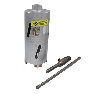 Изображение товара Коронка алмазная Hilberg Laser Deep Drill HD372, по бетону, 72*150 мм
