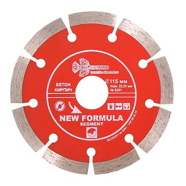 Изображение товара Диск алмазный отрезной Trio-Diamond S201, 115*22,23 мм, сегментный