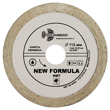 Изображение товара Диск алмазный отрезной Trio-Diamond W401, 115*22,23, сплошной 