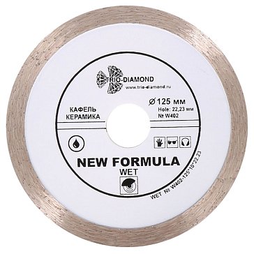 Изображение товара Диск алмазный отрезной Trio-Diamond W402, 125*22,23, сплошной 