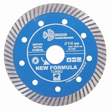 Изображение товара Диск алмазный отрезной Trio-Diamond T101 115x22.23x2.2 турбо 13200 об/мин