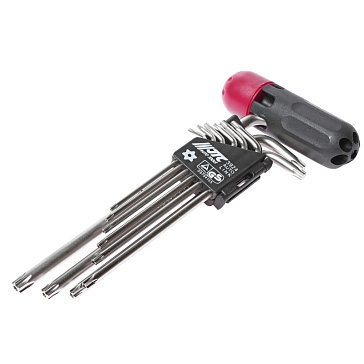 Изображение товара Набор Г-образных ключей JTC JTC-3924 TORX T10-H-Т50H, 9 шт