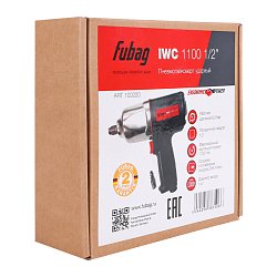 Ударный пневмогайковерт Fubag IWC 1100 1/2" 100220 (расход воздуха 255 л/мин