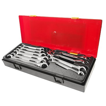 Изображение товара Набор разрезных ключей JTC-K6102 евро-тип 10 шт монтажный ремонтный