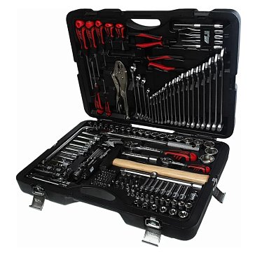 Изображение товара Профессиональный набор 156 инструментов JTC JTC-H156C-B72 в кейсе для автомехаников и слесарных раб